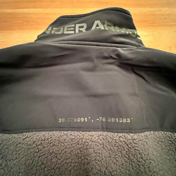 Mens Under Armor Legacy Sherpa Full Zip Jacket New w/ Tags Forrest Green Large - Picture 5 of 6